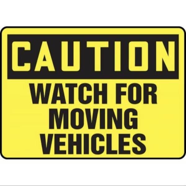 Accuform OSHA CAUTION TRAFFIC Safety Sign MVHR682XV MVHR682XV - main